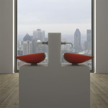 KOOL - Countertop oval Vetro Freddo® washbasin by Glass Design - view 3